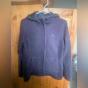 EUC The North Face Zip Hoodie Fleece Jacket Womens